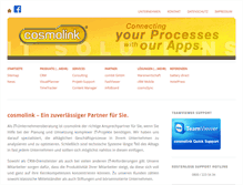 Tablet Screenshot of cosmolink.de